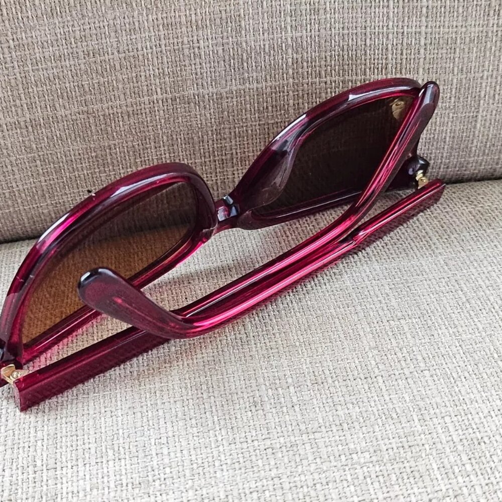 Salvatore Ferragamo Women Sunglasses Burgundy SF815S 56[]17 140 Italy - Picture 8 of 12